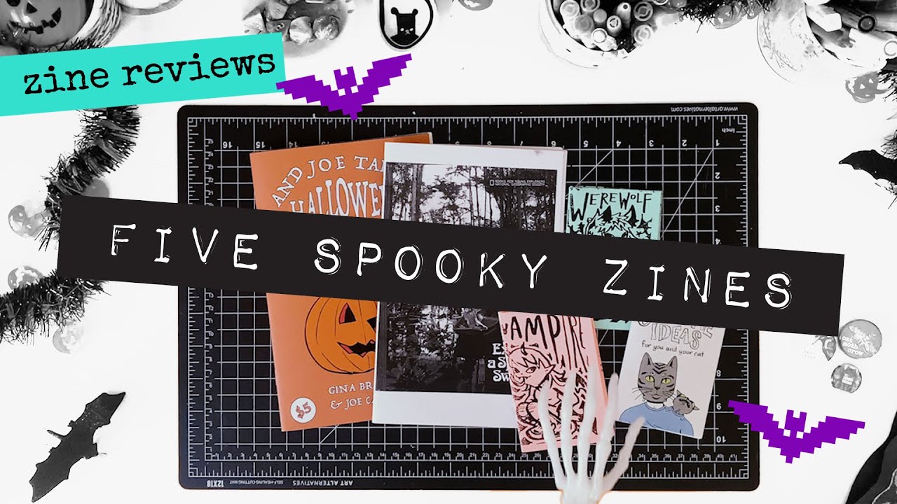 five ZINES to read this spooky season *:° HALLOWZINE *:° read a #zine on halloween 🎃