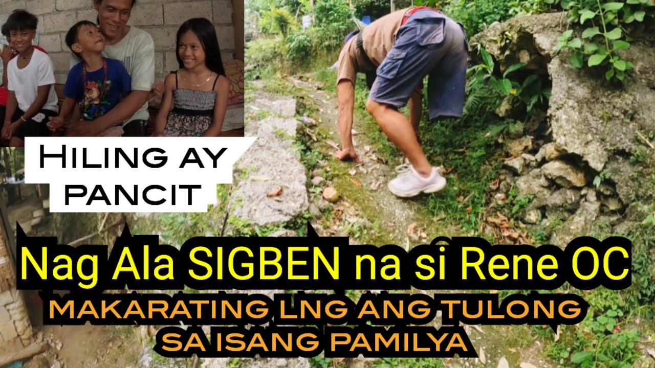 Anak nakikiusap sa ama kahit pancit lng , Bakit kaya? ito ang dulas ng daan panoorin