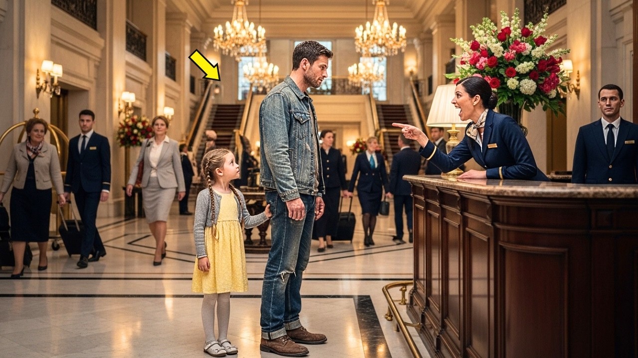 They Ignored Him and His Daughter in the Lobby… Until They Discovered He Owned It All