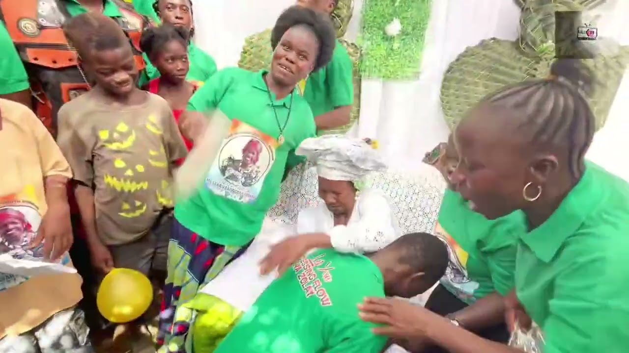 Mama Sarah Dahngbay Yarkah honoring music by Timaya 