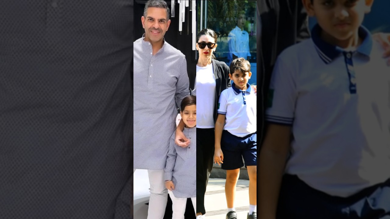 Sunjay kapur with kids  kiaan samaira and azarias &hearts;️ #spm_1299 #sanjaykapur #karishmakapoor
