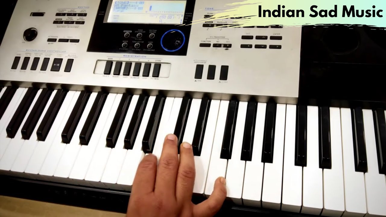 Indian - Sad Emotional Music | On Keyboard ( Violin Cover )