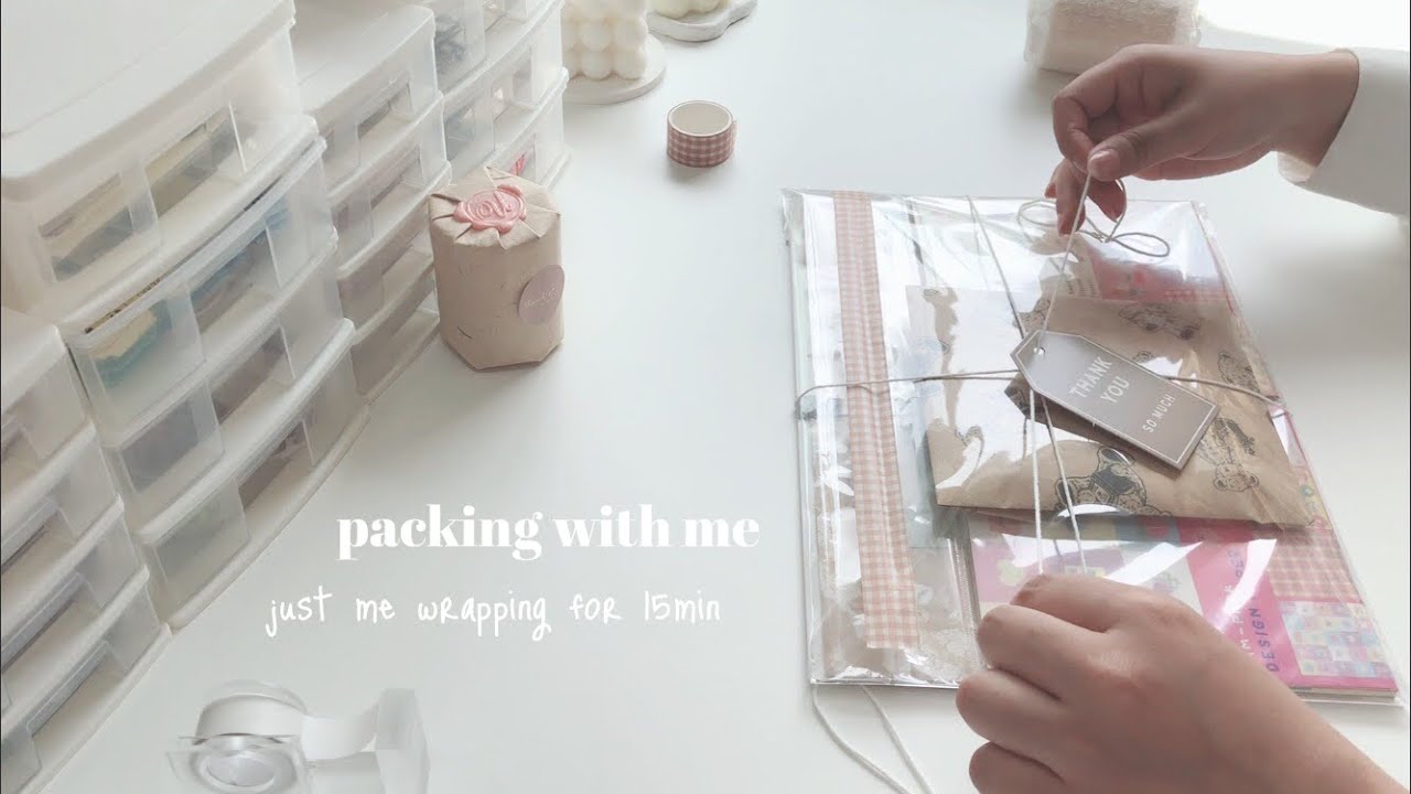 ［packing］📦贈り物パッキング | packing with me | 作業動画