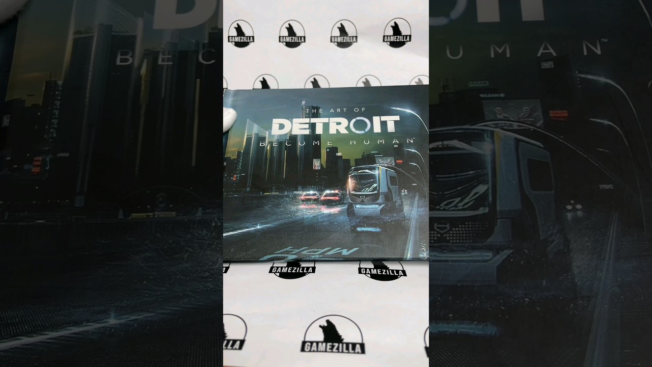 Чипируюсь в кибердеревне артбуков Detroit become human short #shorts #gamezilla #ps4 #detroit #unbox