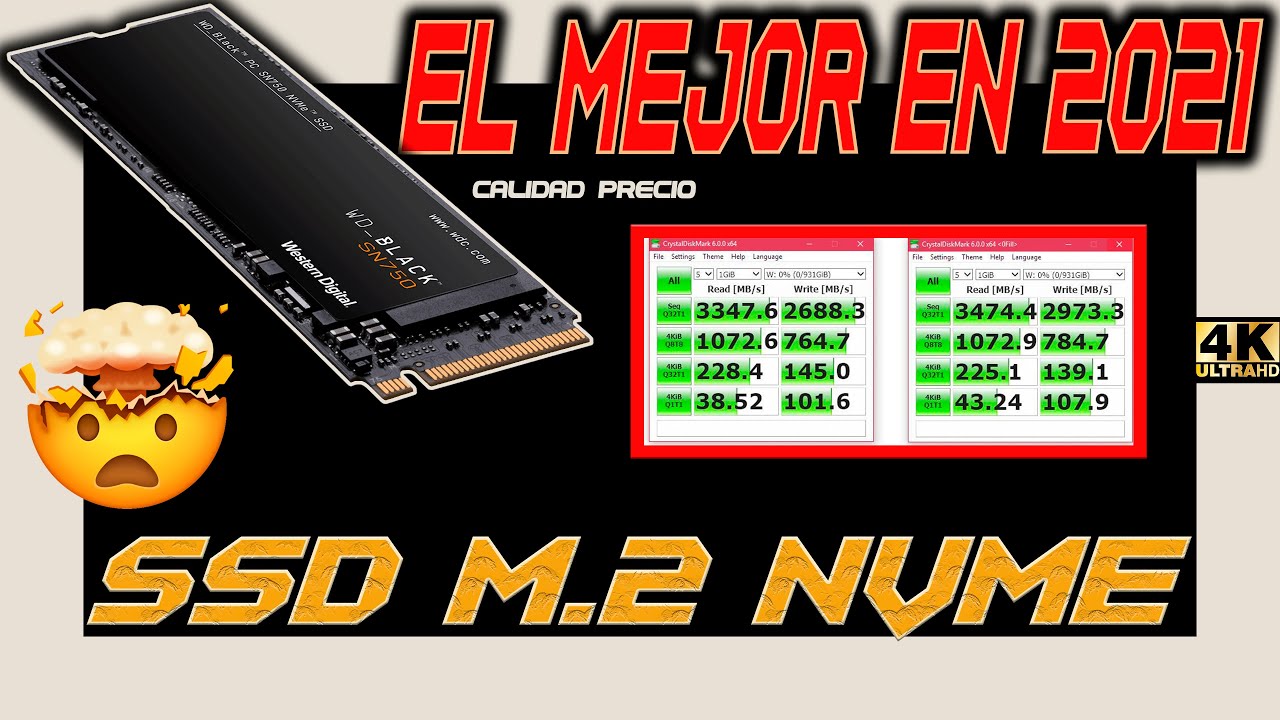 El MEJOR SSD M.2 NVME CALIDAD PRECIO que puedes comprar en el 2021  (WD BLACK SN750)⚡️