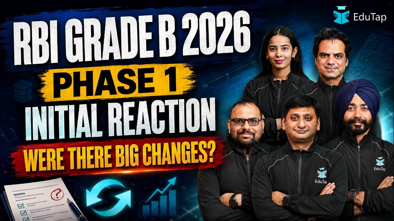 RBI Grade B Exam Analysis 2026 | RBI Grade B Phase 1 Paper Analysis & Exam Review