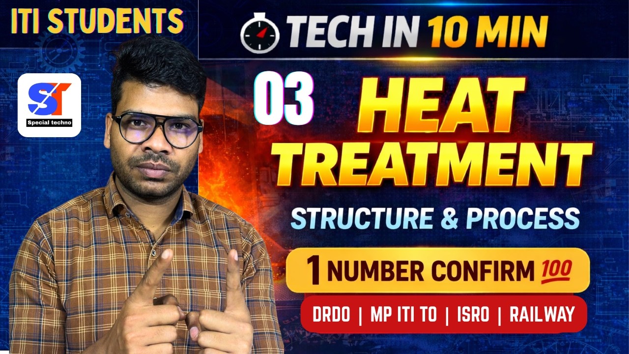 Heat Treatment Structure & Process | ITI & Diploma Students | MP ITI TO , DRDO , ISRO Class.