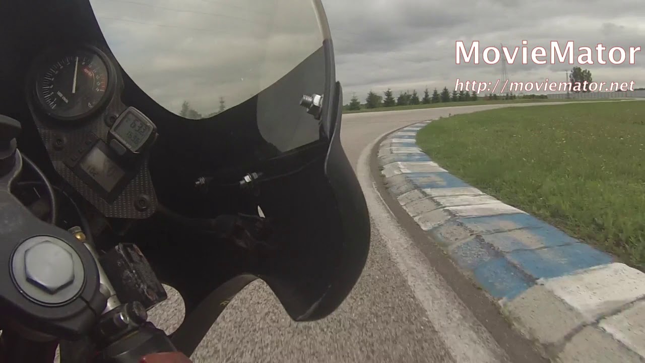 Aprilia RS125 SP track bike on EuroRing onboard track day