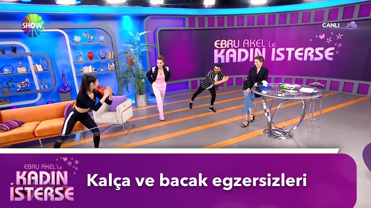 Kalça ve bacakları forma sokan egzersizler | Ebru Akel'le Kadın İsterse