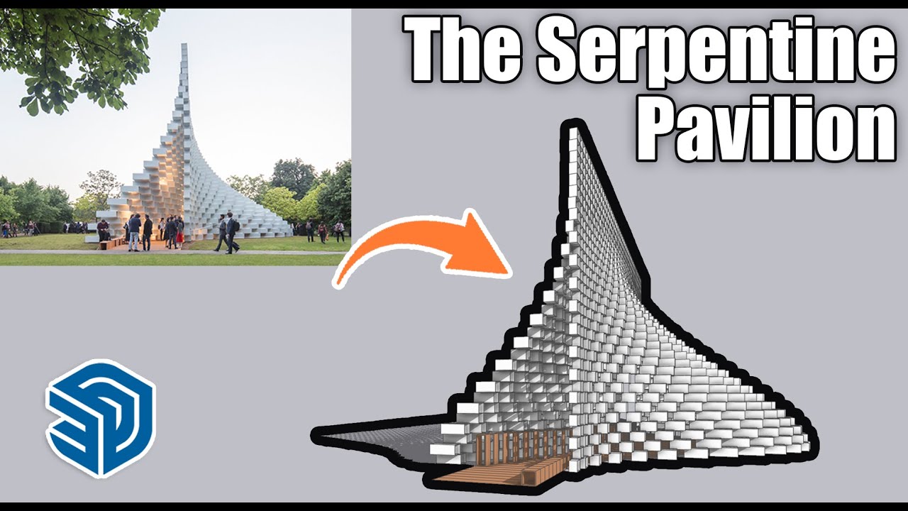 Mastering Sketchup: Creating London's Stunning Serpentine Gallery Pavilion, Designed By Big