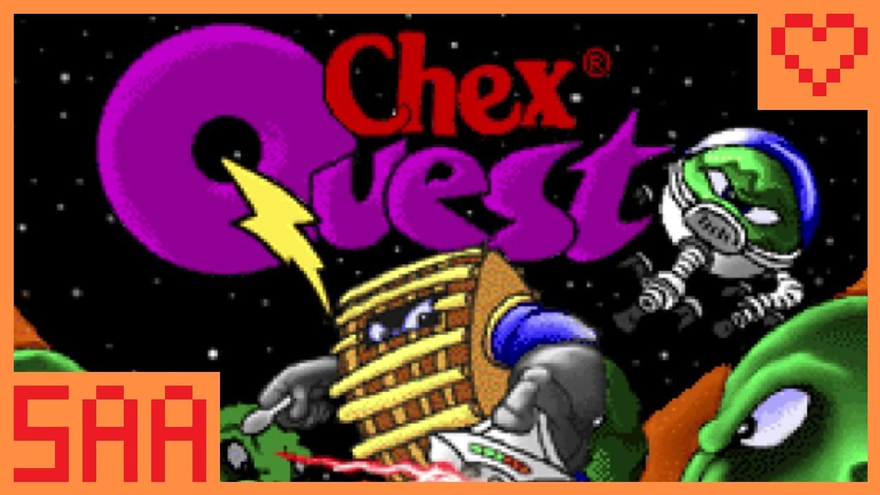 【Chex Quest - DOS Abandonware】 Squiggy's Abandonware Adventures (Free First Person Shooter DOS)