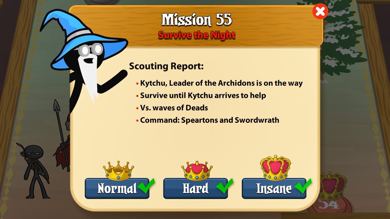 Kytchu and Golden Archidons Vs Zombies | Mission 55 | Stick War Legacy