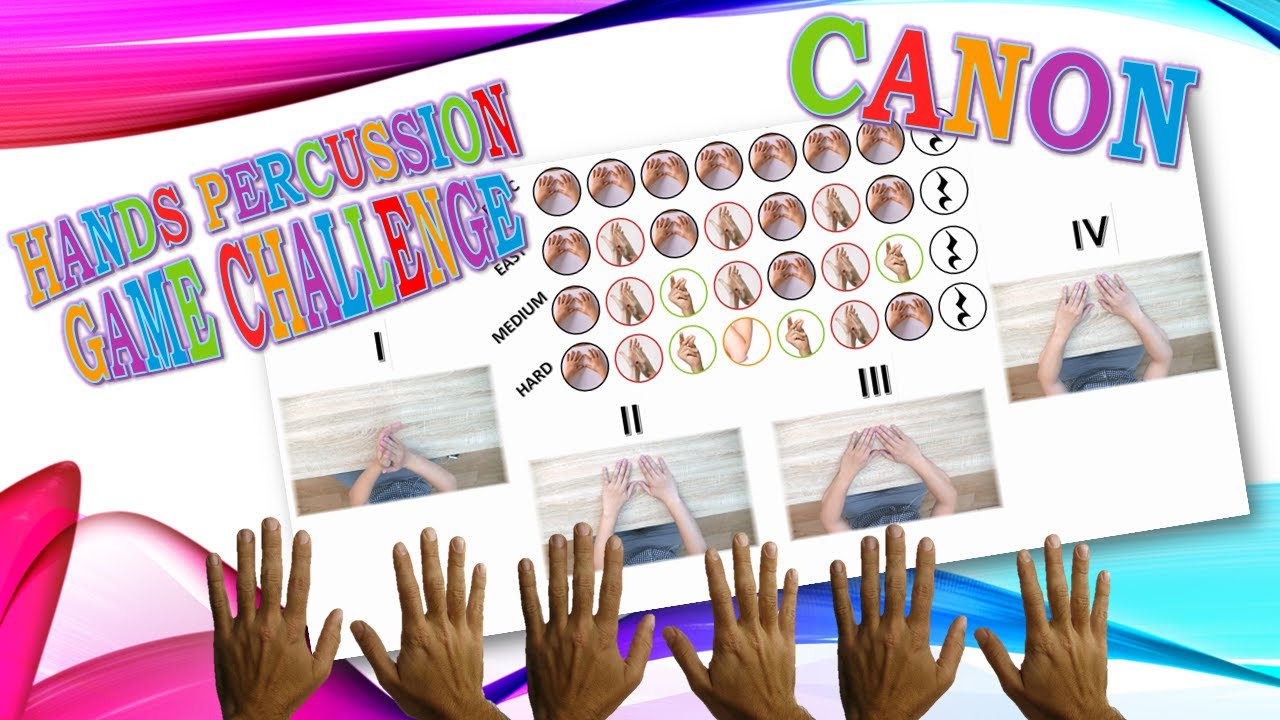 CANON! - Hands Percussion Game - TEMPO CHALLENGE