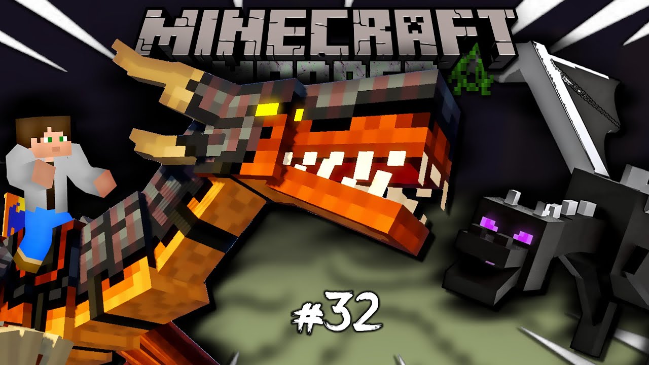 OGNJENI ZMAJ PROTI ENDER ZMAJU! | Minecraft Modded #32