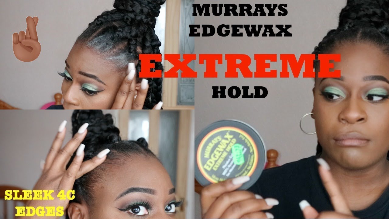MURRAYS EDGEWAX EXTREME HOLD ON NATURAL HAIR 4C BRAIDS  | Empress Rhi Rhi