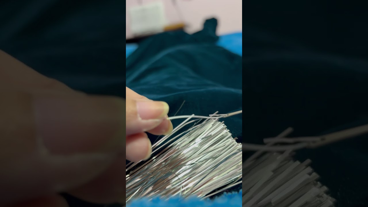 Mukaish work needle #shortvideo #subscribe #ytshorts #trending #mukaishwork #mukaish