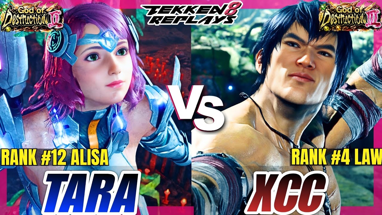Tekken 8 - Tara (Alisa) vs XCC (Law) - High Level Ranked Match Replay