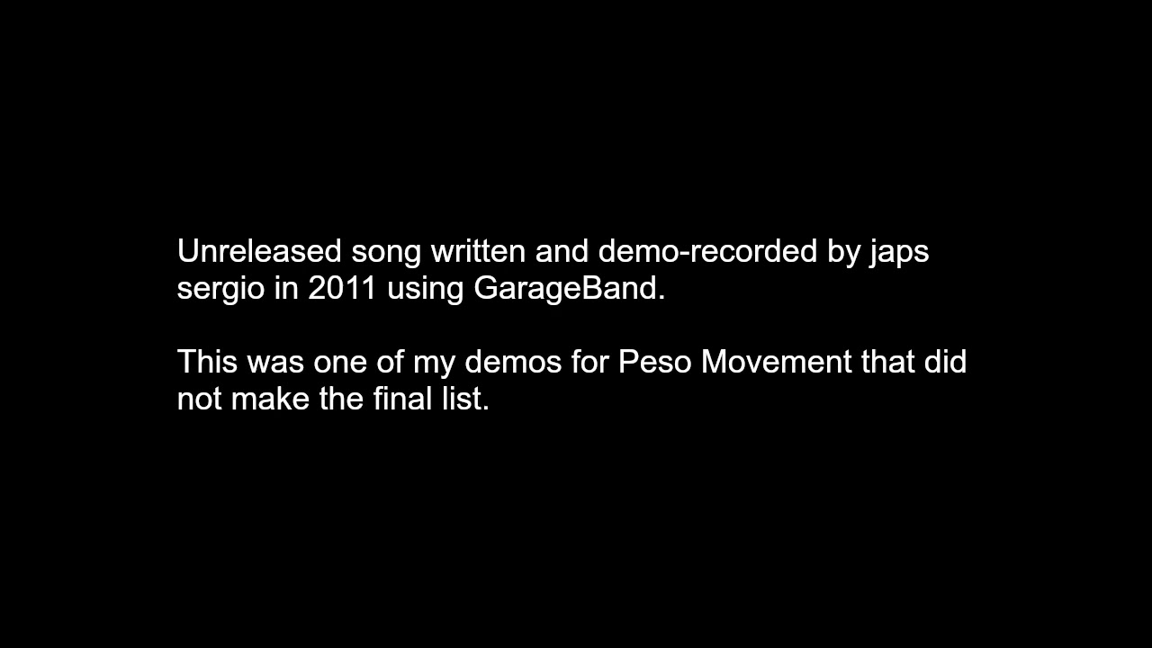 japs sergio ~ crystal (2011 unreleased demo for @PesoMovement)