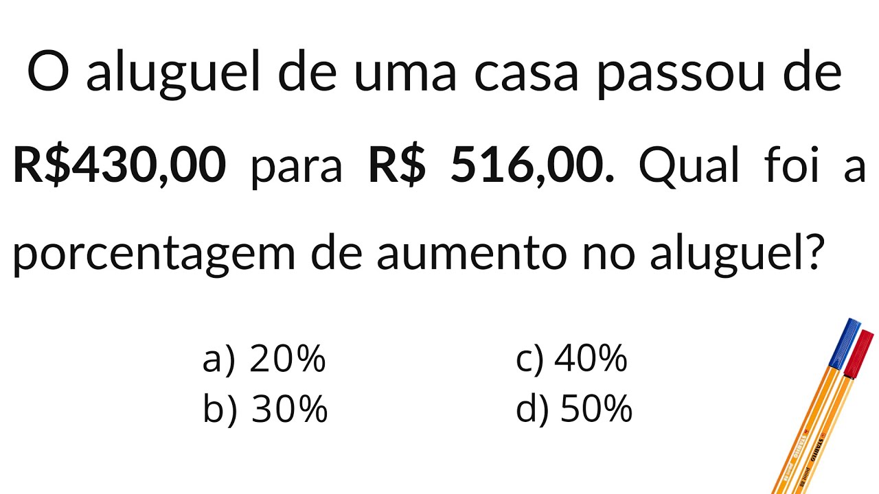 3 QUESTÕES DE PORCENTAGEM CAI NA PROVA! PROIBIDO ERRAR
