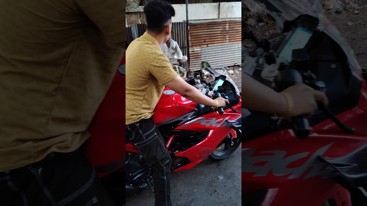 Roar🔥|Akrapovic Full Exhaust System Sound|NEW TVS APACHE RR310 2025 😍 #shorts #bike #automobile #fyp