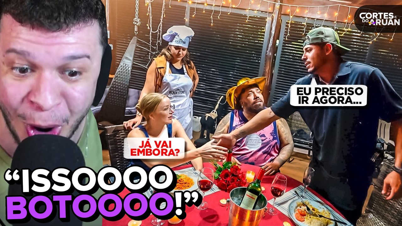 BOTO ATRAPALHOU O JANTAR ROMÂNTICO DO RENATO GARCIA E KAVIC! - Cortes do Aruan