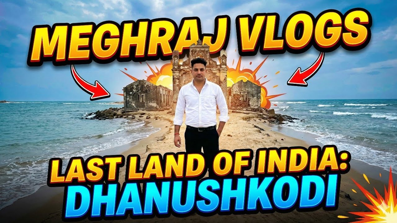 India's Ghost Town: The Untold Story of Dhanushkodi Railway Station Dhanushkodi Old Charch Tour 