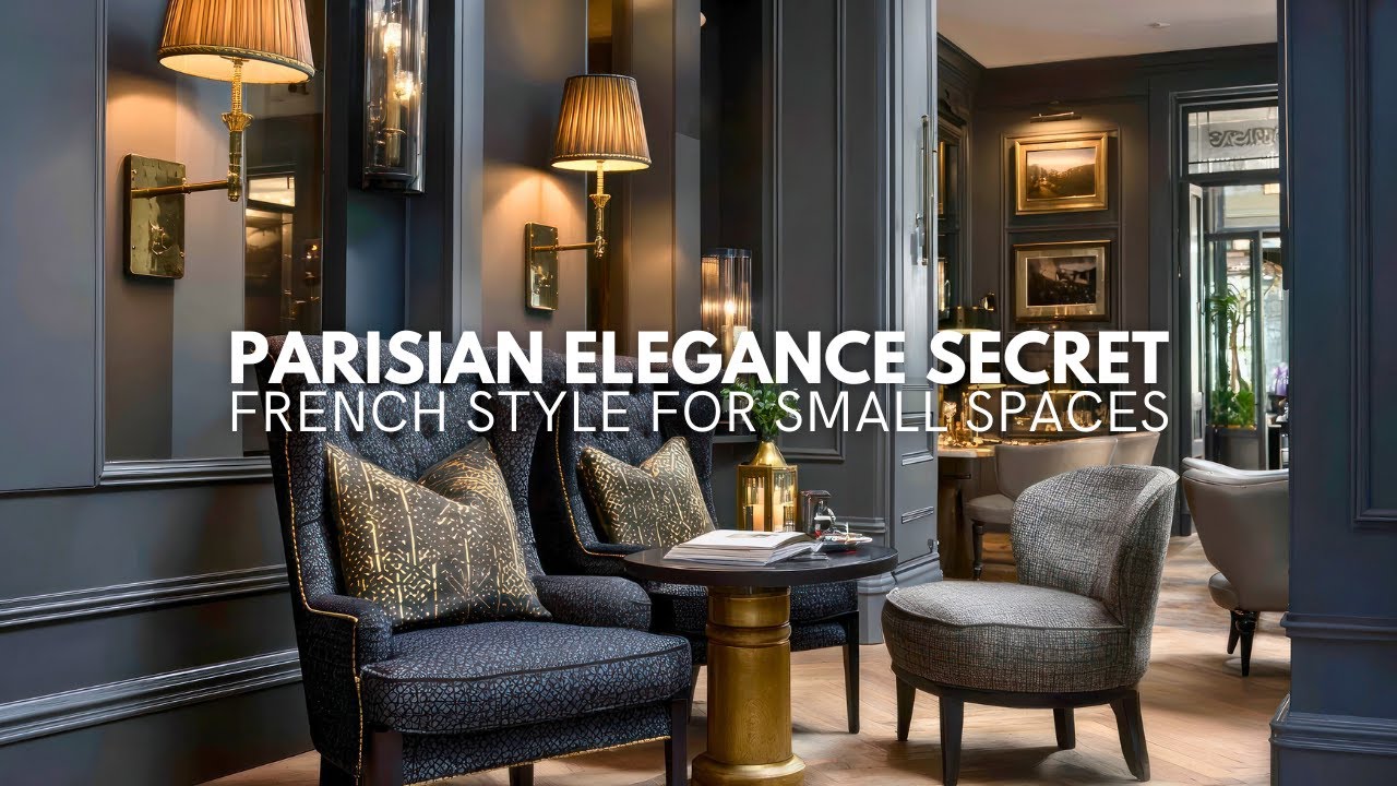 Parisian Elegance in a Small Home: Understated Luxury in Every Corner.