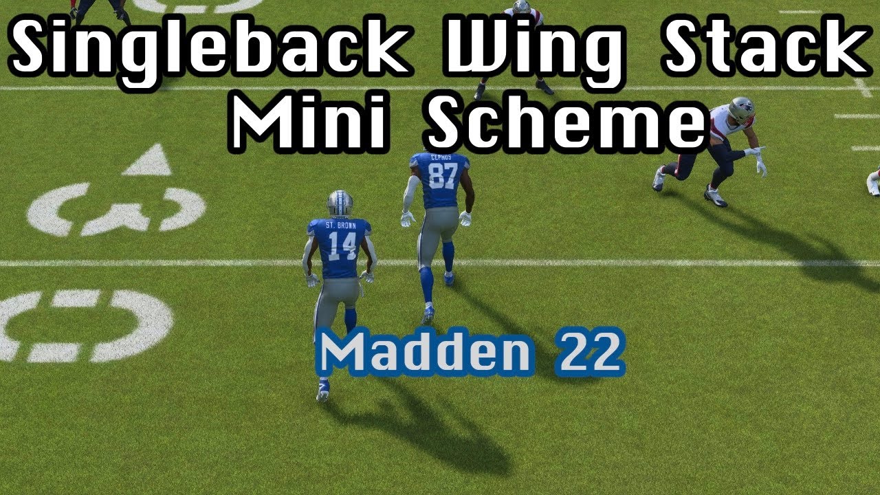 *HOME RUN PLAYS* Singleback Wing Stack Mini Scheme | Madden 22 Tips & Tricks