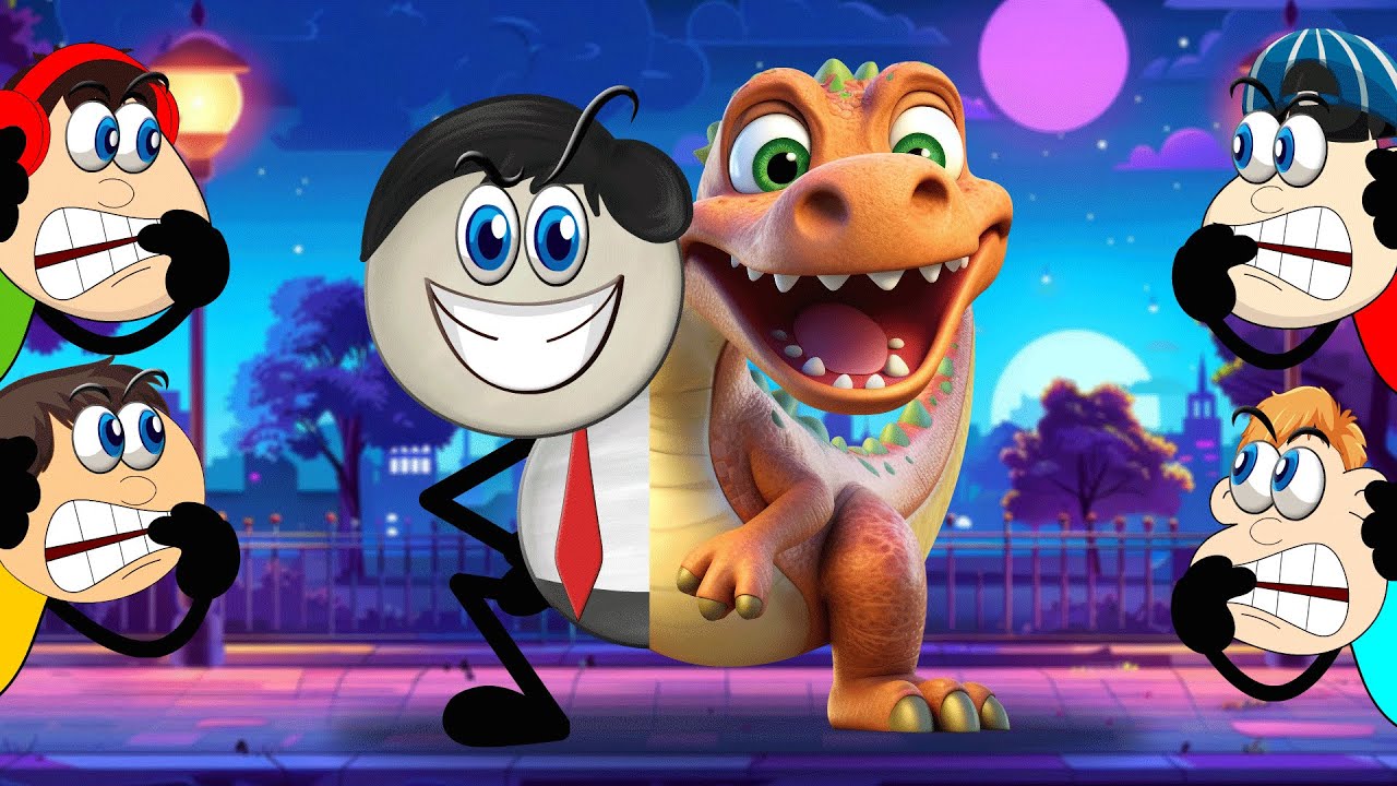 What if we became Half-Human & Half-Dinosaur? + more videos | #aumsum #kids #children #whatif