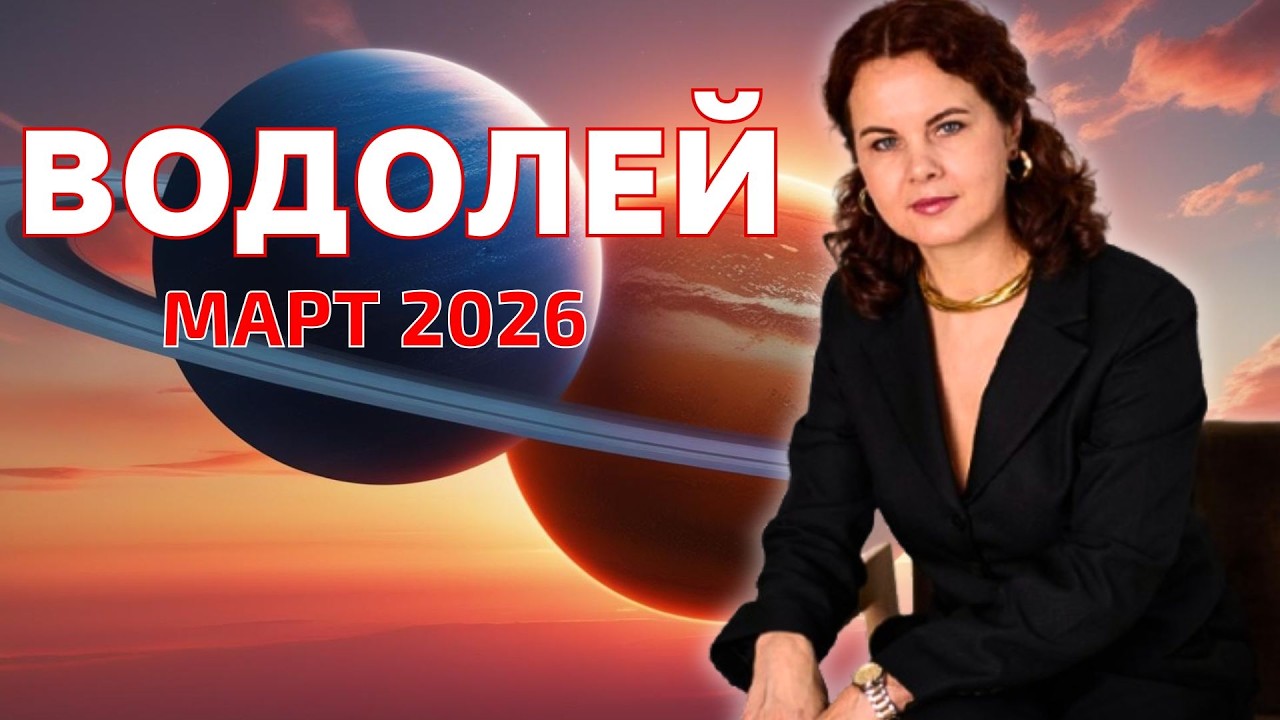ВОДОЛЕЙ - ГОРОСКОП НА МАРТ 2026г. от МАРИНЫ ЯРОШУК