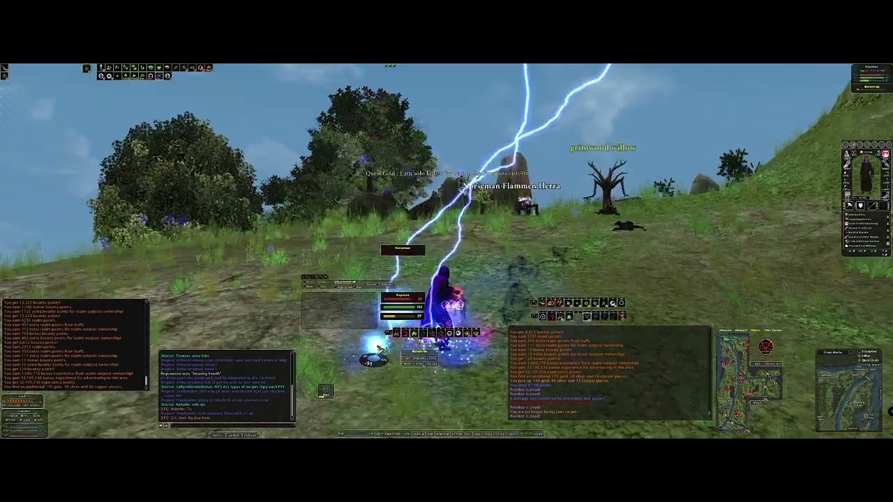 DAoC 2022 Rayvees PoV 1vsX, 11L8 to 12L0 Part 2