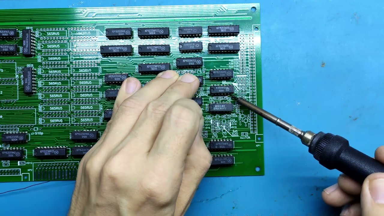 zx spectrum Пентагон 128. Часть 1. Паяем микросхемы.