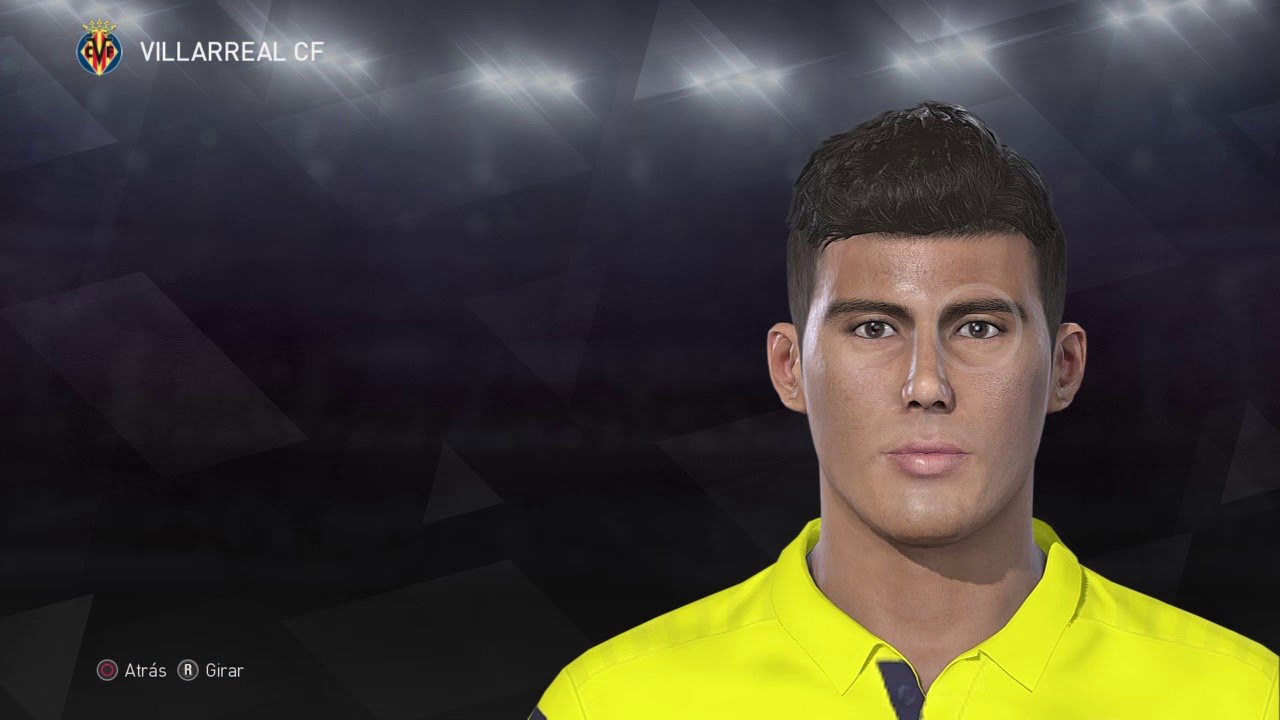 Rodri Hernández face (Villarreal CF) PES 2018