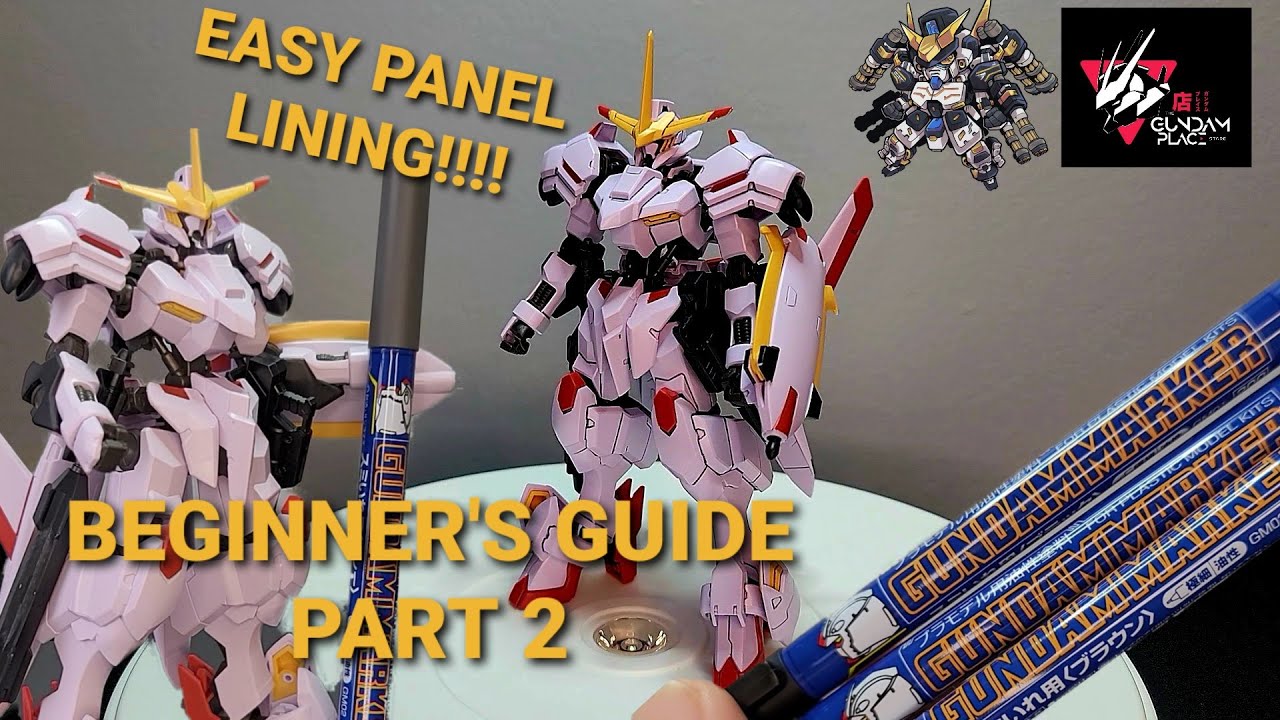 Gunpla Beginner's guide part 2: Panel lining for beginners!