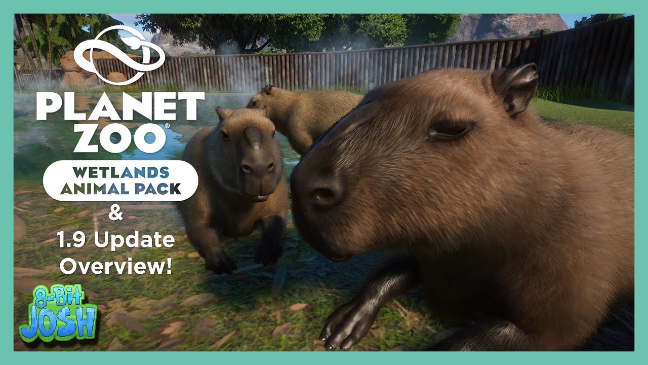 Planet Zoo - Wetlands Animal Pack DLC & 1.9 Update Overview!