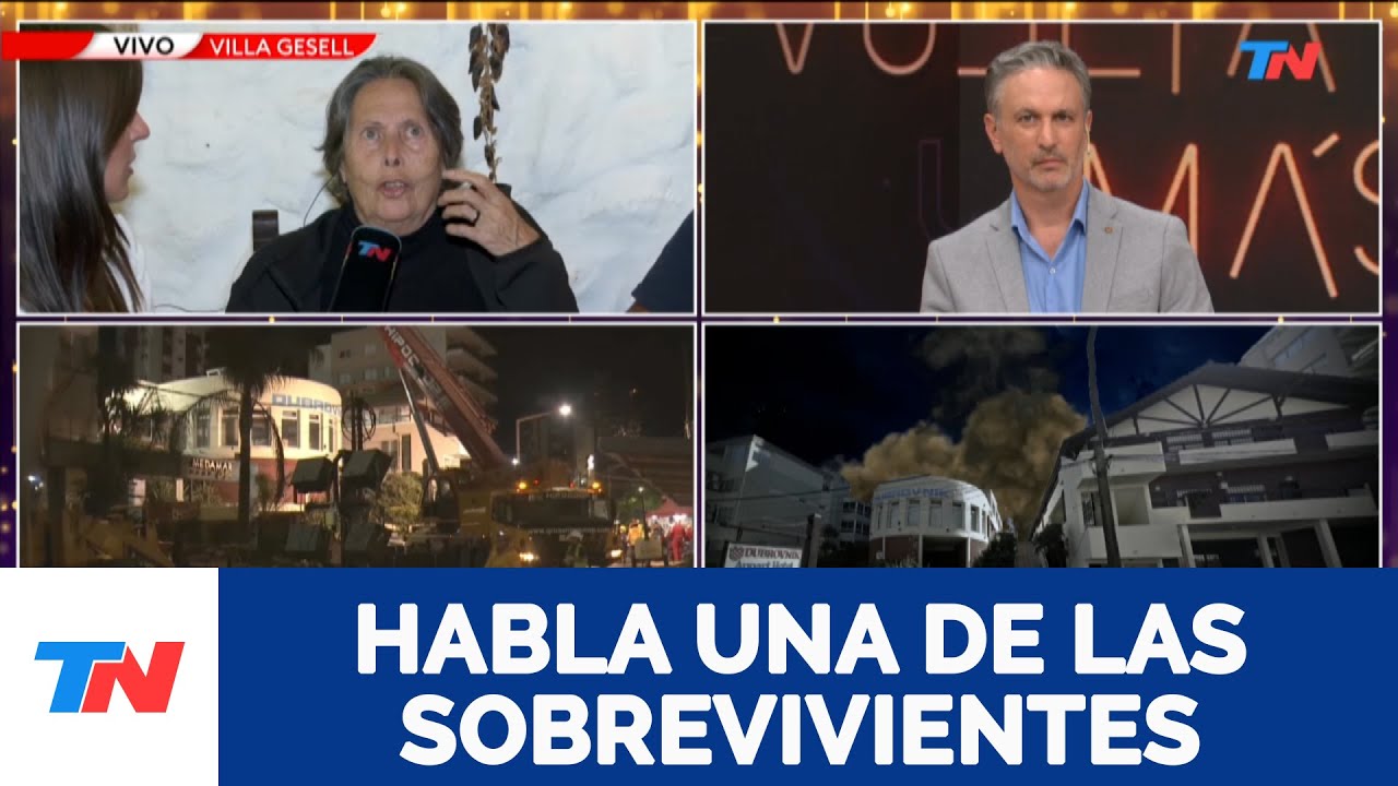 DERRUMBE Y TRAGEDIA EN VILLA GESELL: 