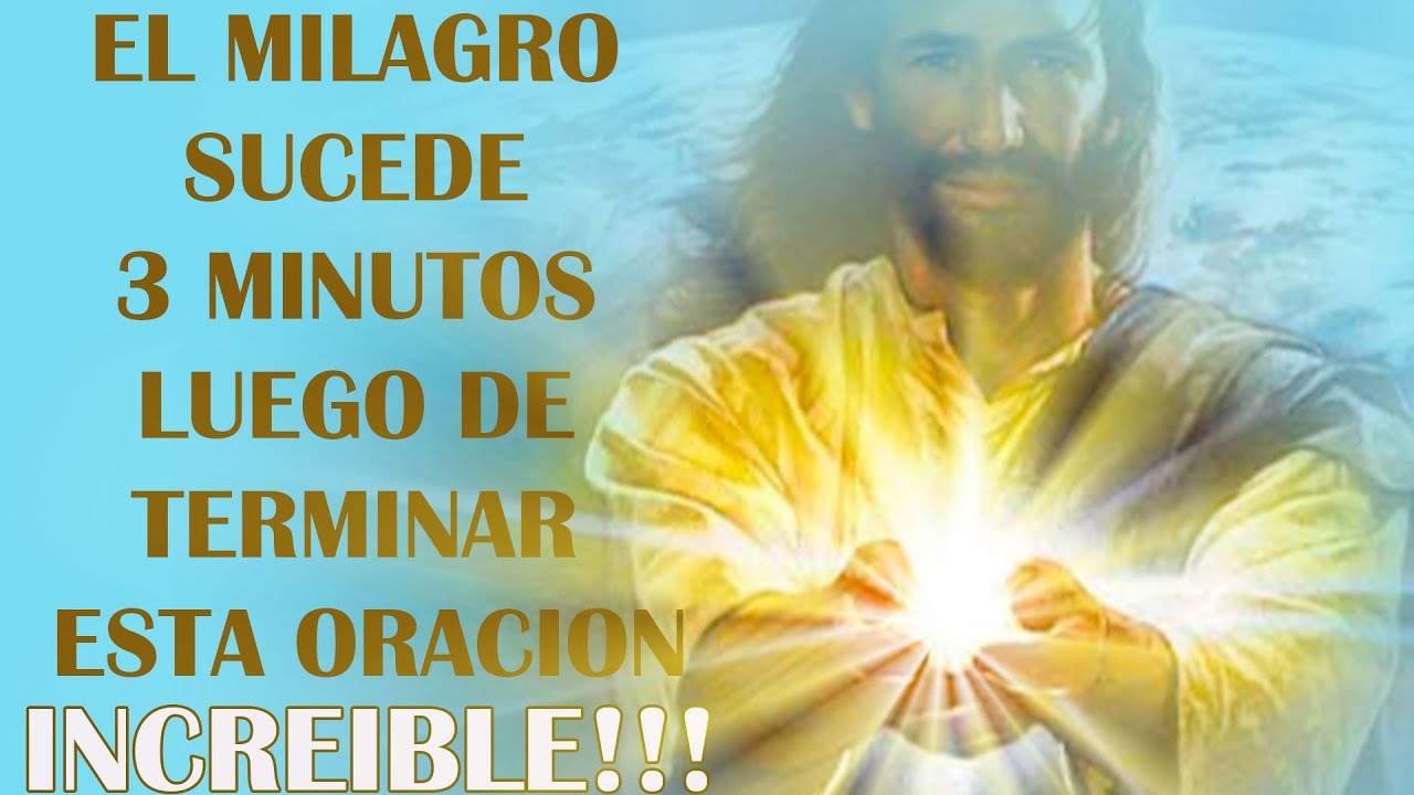 EL MILAGRO SUCEDE 3 MINUTOS LUEGO DE TERMINAR ESTA ORACIÓN🕯🕯🕯