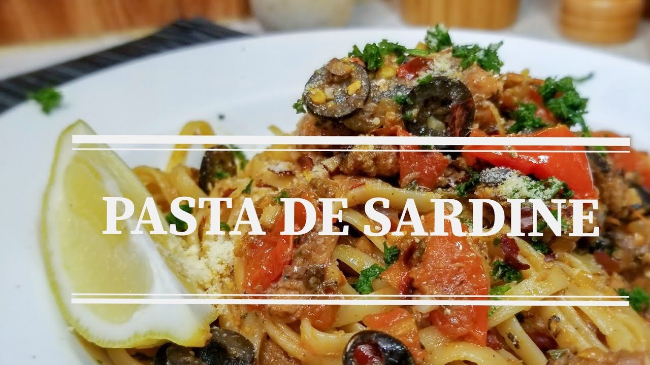 Pasta  De Sardine with Fresh Tomatoes and Olive Oil