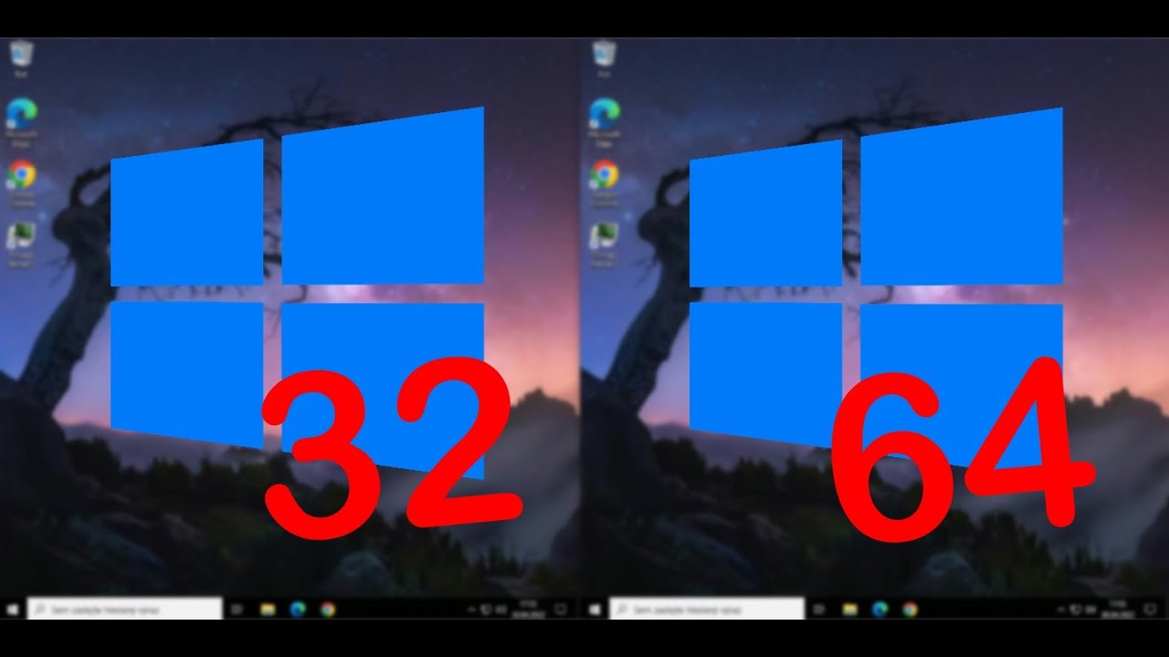 Rozdíl mezi 32 a 64 bitovým Windowsem