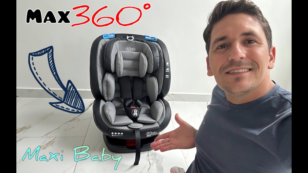 Cadeirinha Max360, detalhes e instalação