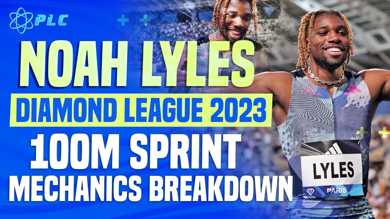 Noah Lyles Diamond League 2023 100m Sprint Mechanics Breakdown #noahlyles #diamondleague