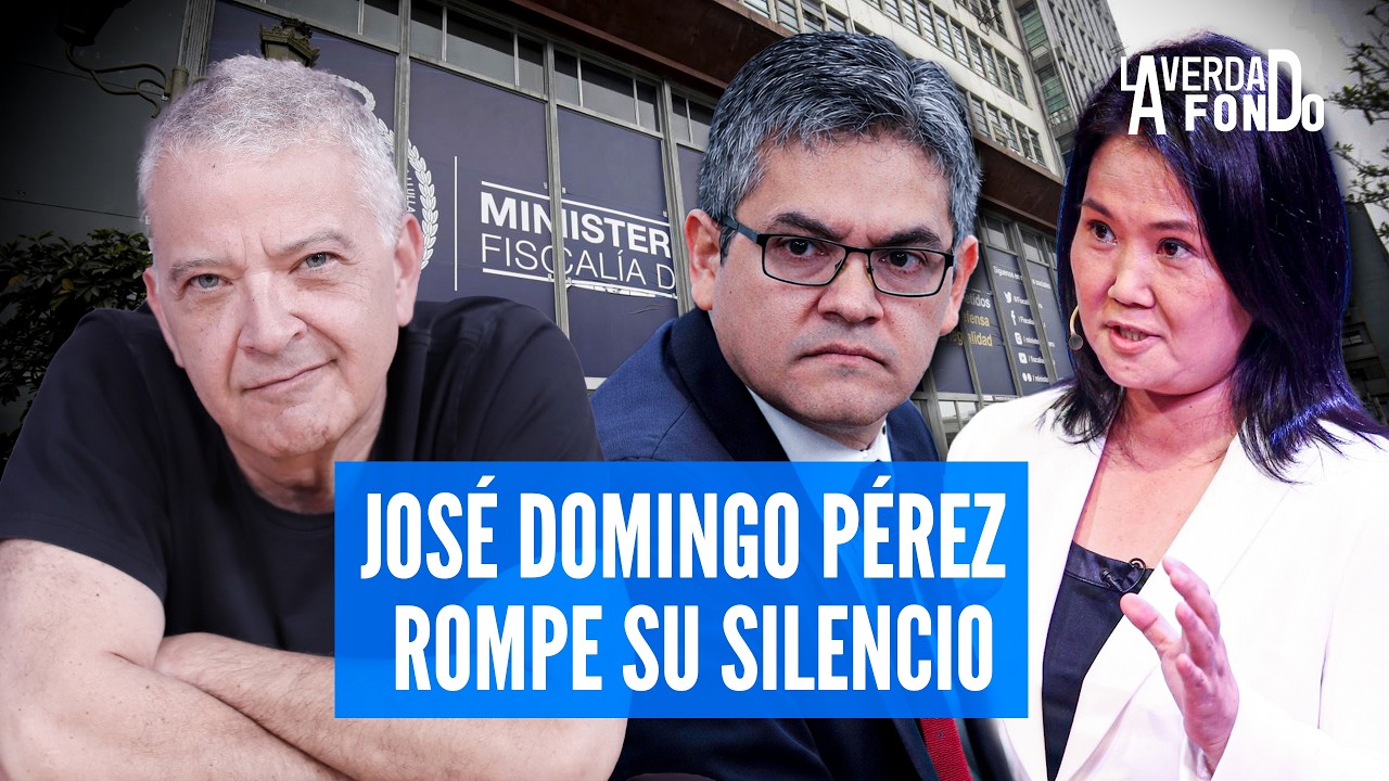 JOSÉ DOMINGO PÉREZ HABLA CLARO SOBRE KEIKO, EL ESCÁNDALO DE LA FRANJA ELECTORAL Y JOSÉ JERÍ