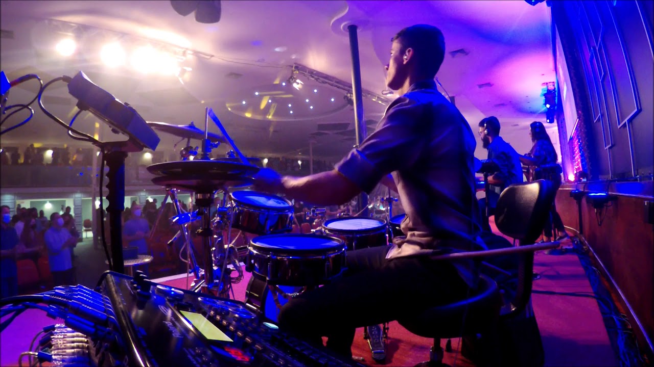 Levanto um Aleluia | Diante do Trono | Fabiobatera - Drum Cam