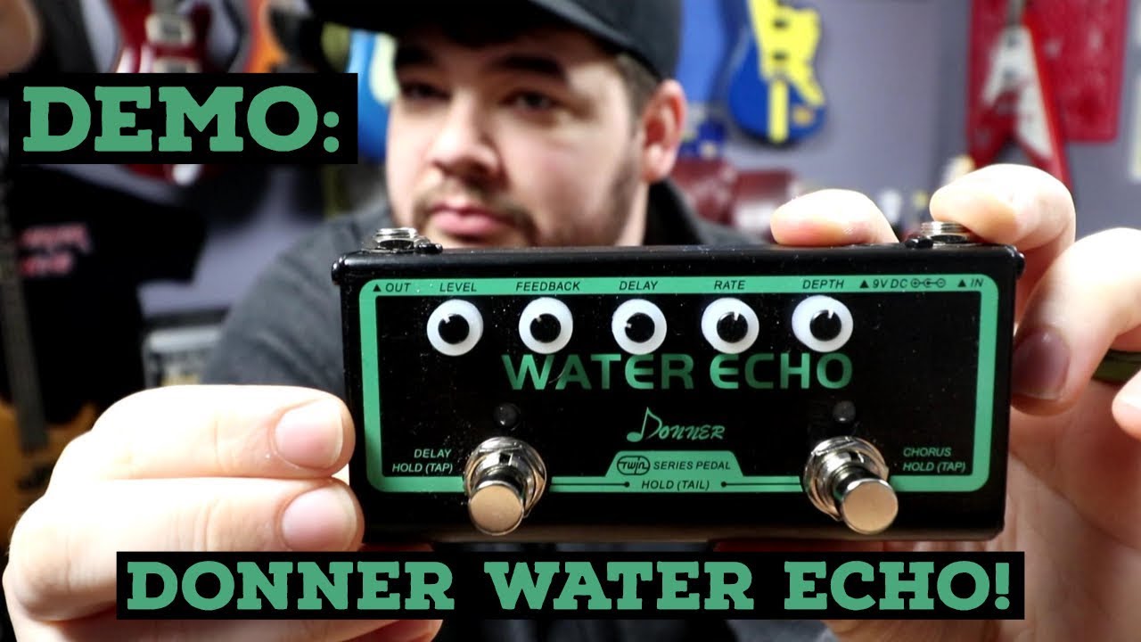 DEMO: Donner Twin Series Water Echo! Chorus AND Delay in a Micro Package!
