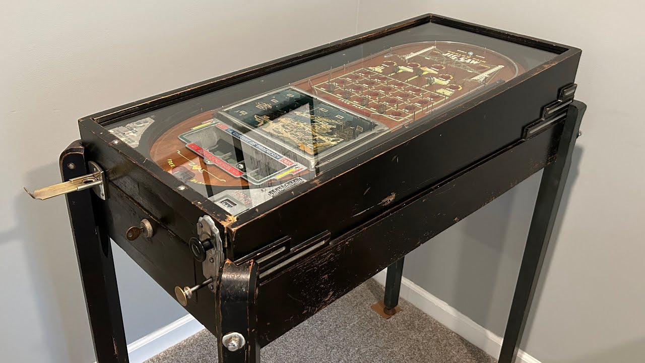 1933 Rock-ola World’s Fair Jigsaw Pinball Gameplay