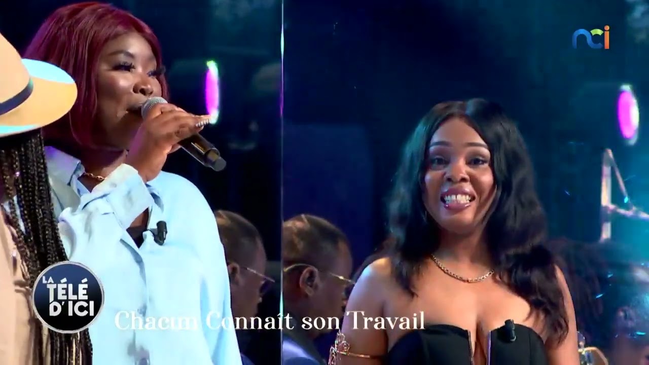 Roseline LAYO , Mary Jo  et Sarah Liz  ont interprété leurs chansons sur différentes mélodies