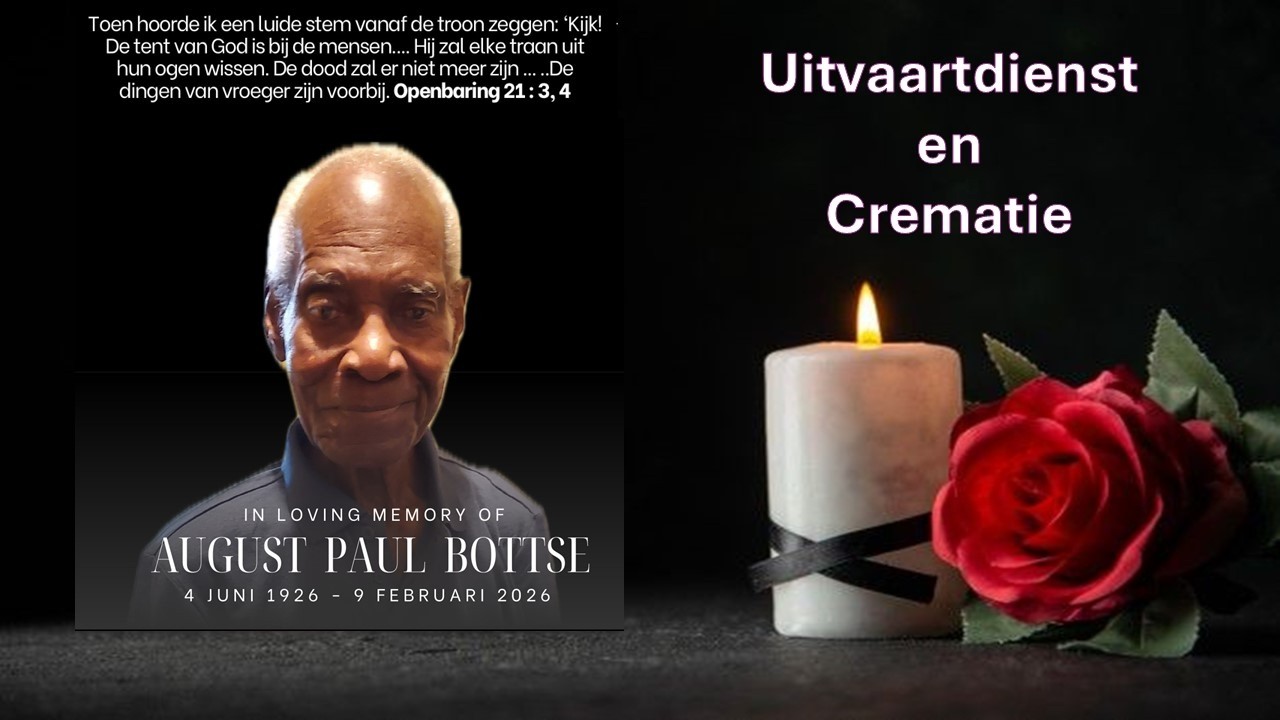 LIVESTREAMING Uitvaartdienst en Crematie van   August Paul Bottse