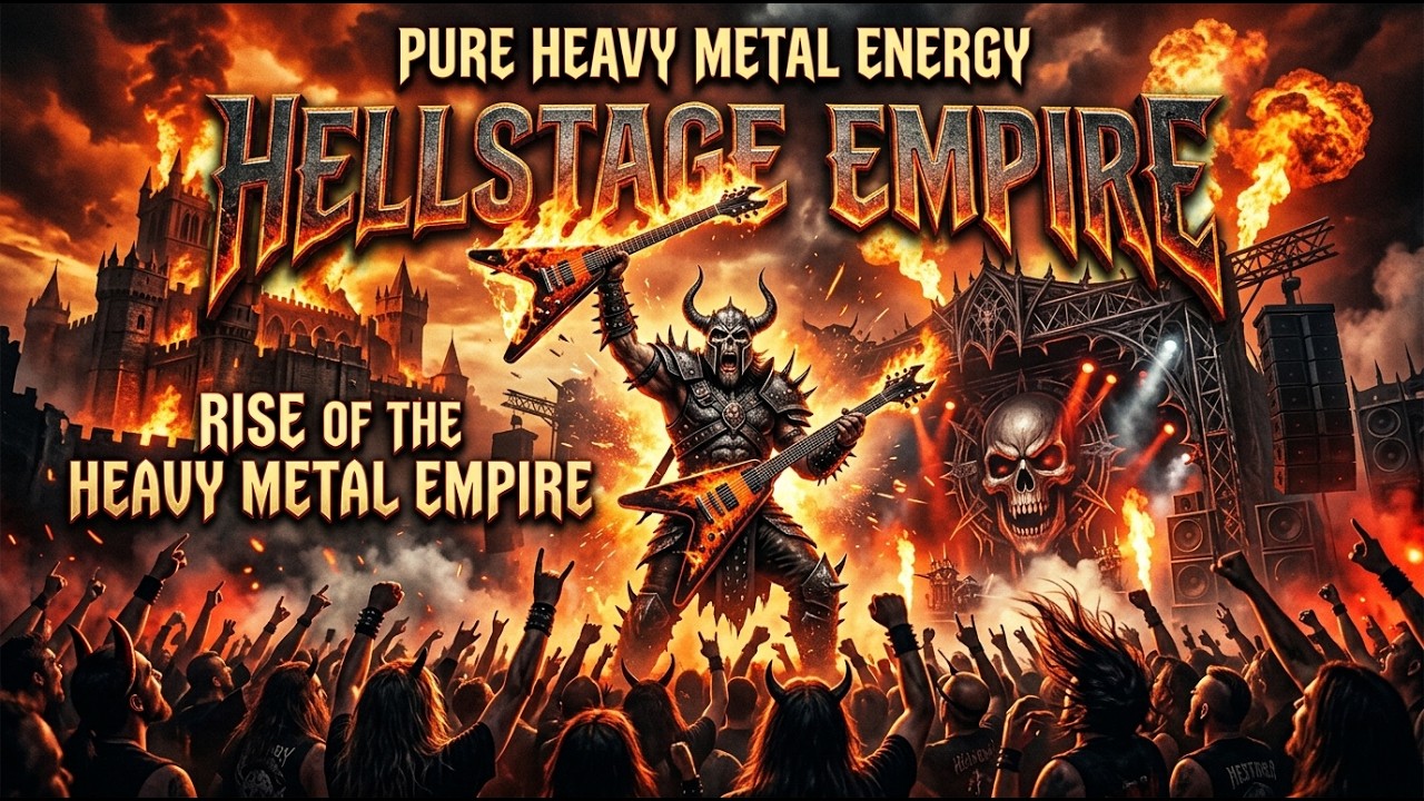 Best Music Hellstage 🔥 Pure Heavy Metal Energy 🤘 Rise of the Heavy Metal Empire