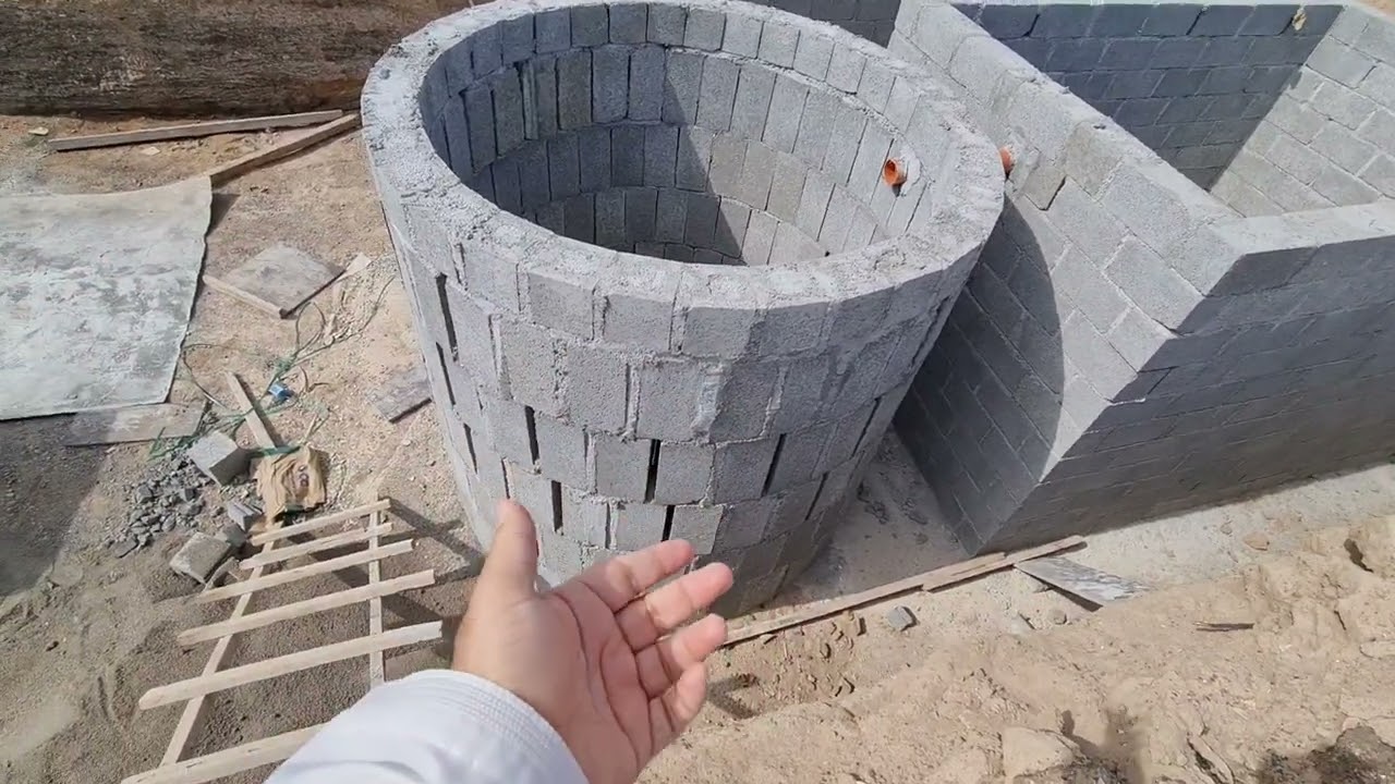 بناء البواليع بطريقة صحيحة مع المهندس سالم البرواني شرح مفصل جدا