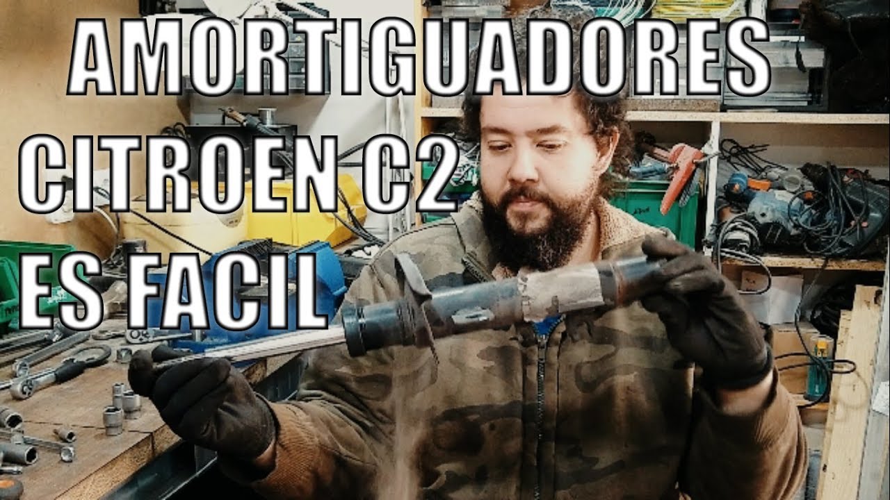 Como cambiar los amortiguadores a un citroen C2 es fácil!!!